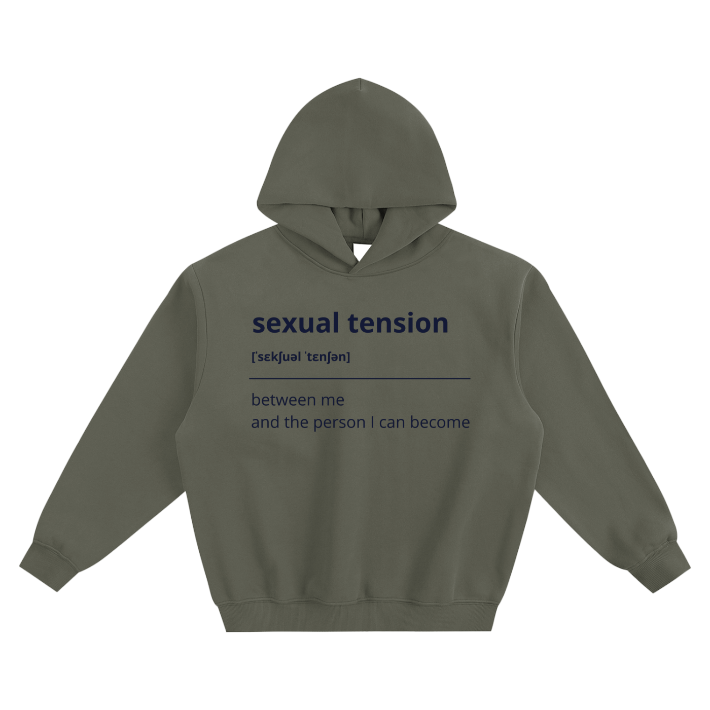 "TENSION" FLEECE HOODIE