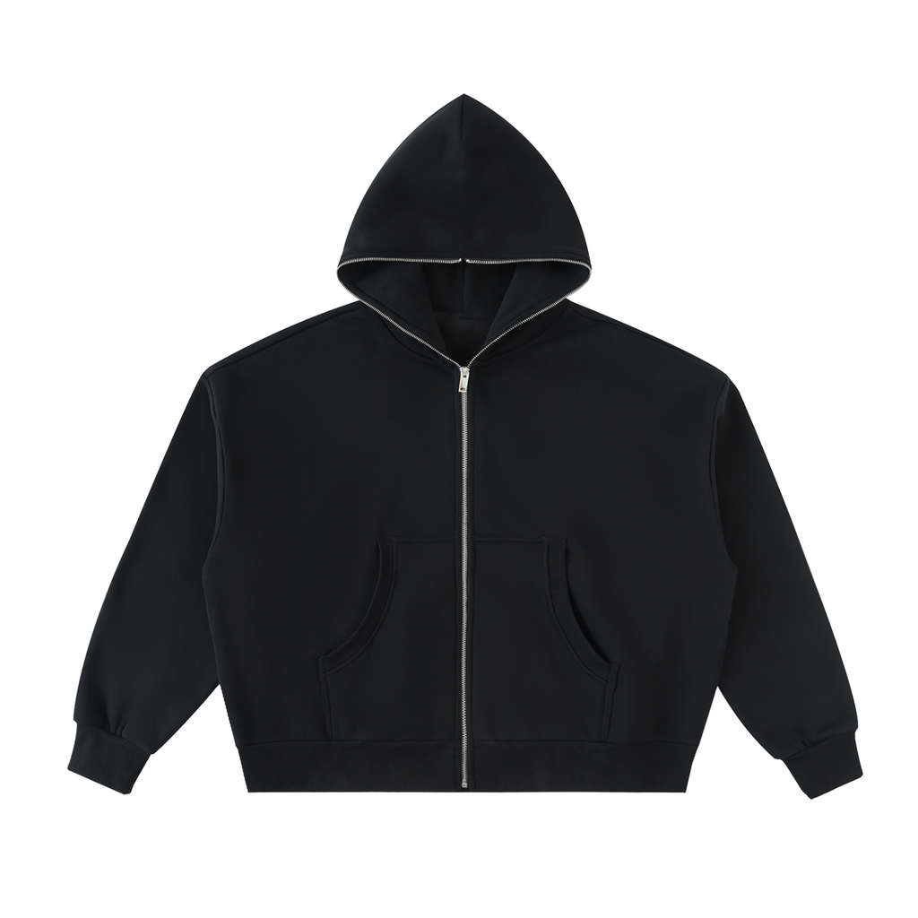 "NOTHING" ZIP HOODIE